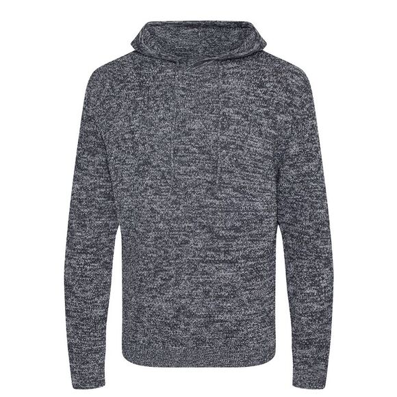 Ecologie Mens Iguazu Knitted Hoodie / Heather/Charcoal